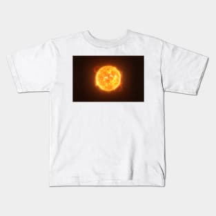 Betelgeuse star against starry sky artistic vision Kids T-Shirt